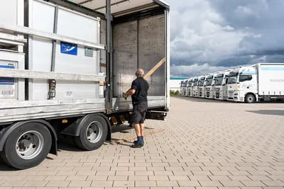 Verladung an der Rampe